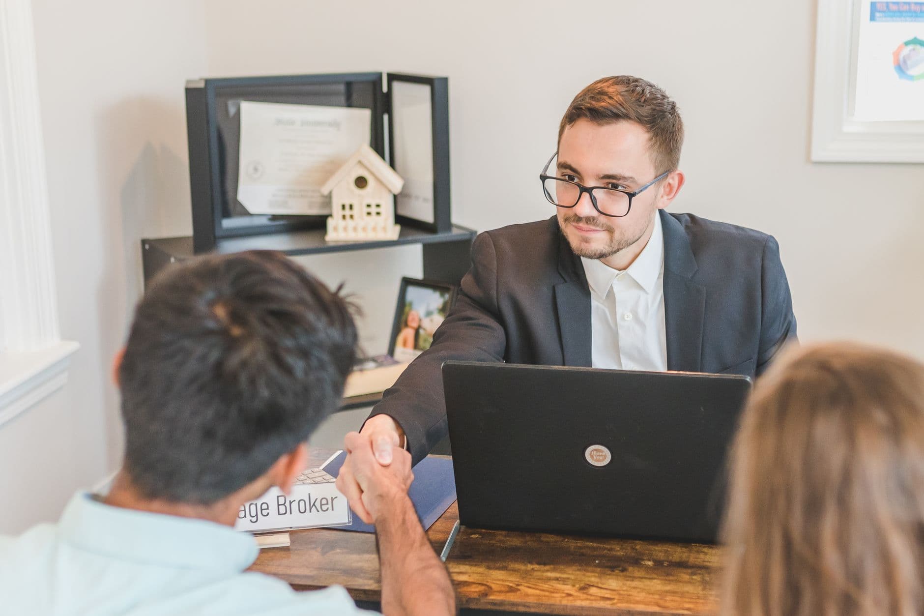 Financial firm president meeting with a reputation strategist